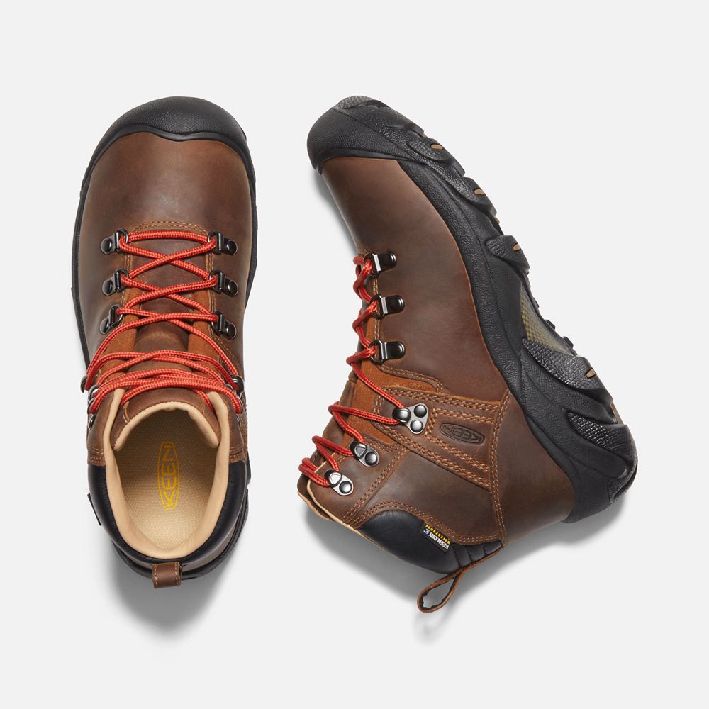 Botas de Seguridad Keen Mexico Marrom - Mujer Pyrenees - KZ0214368